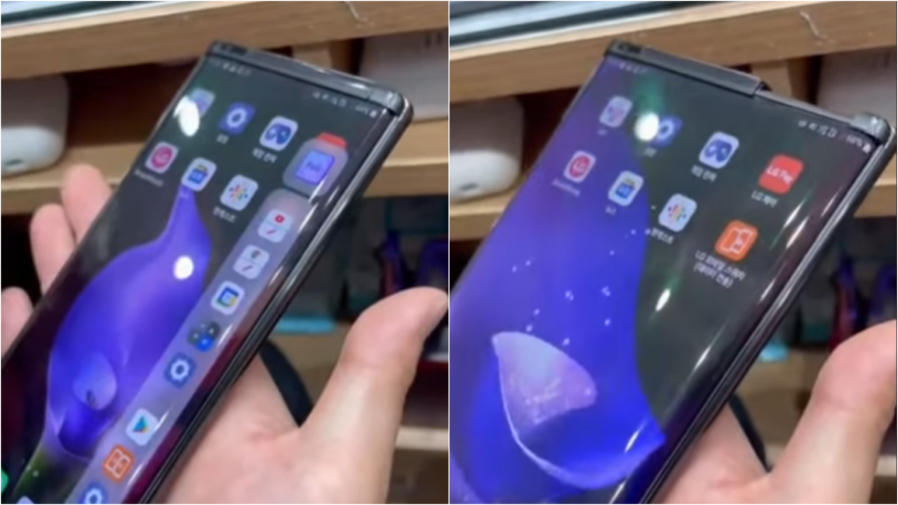 LG'nin çıkartamadan kepenk indirdiği,  'uzayan' telefonu ortaya çıktı!