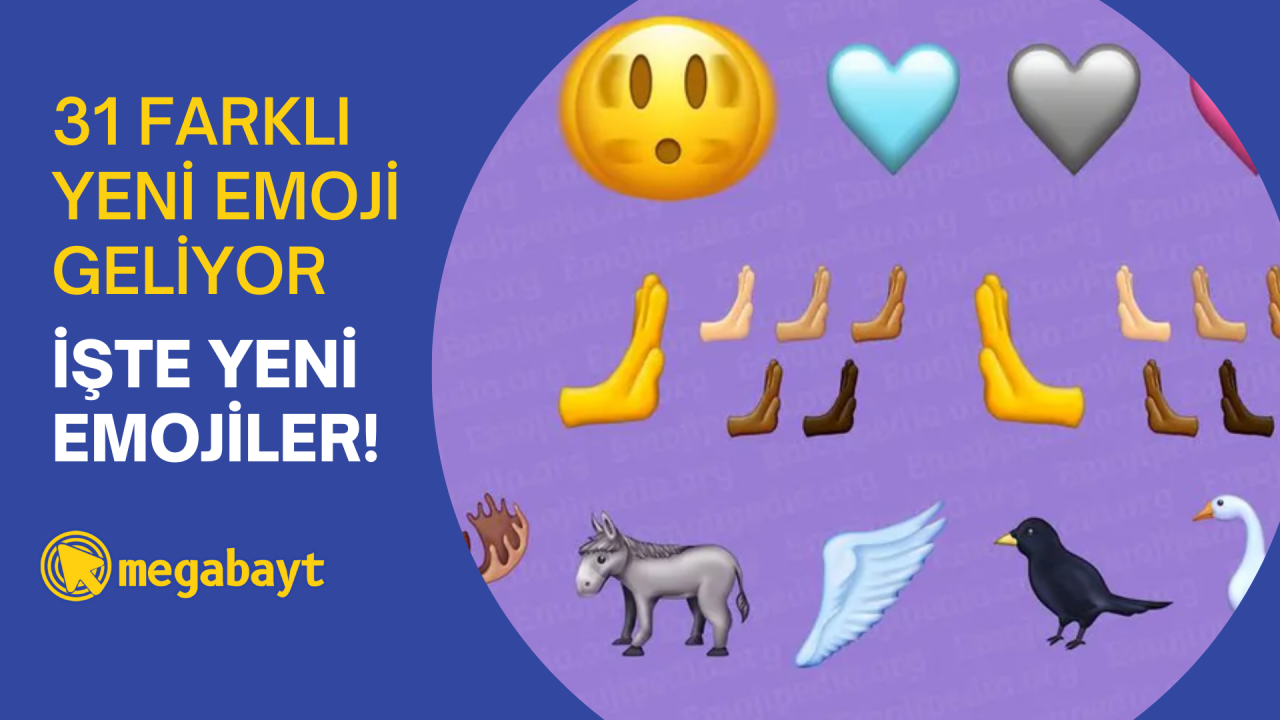 İşte Android ve iOS'a gelecek 31 yeni emoji!