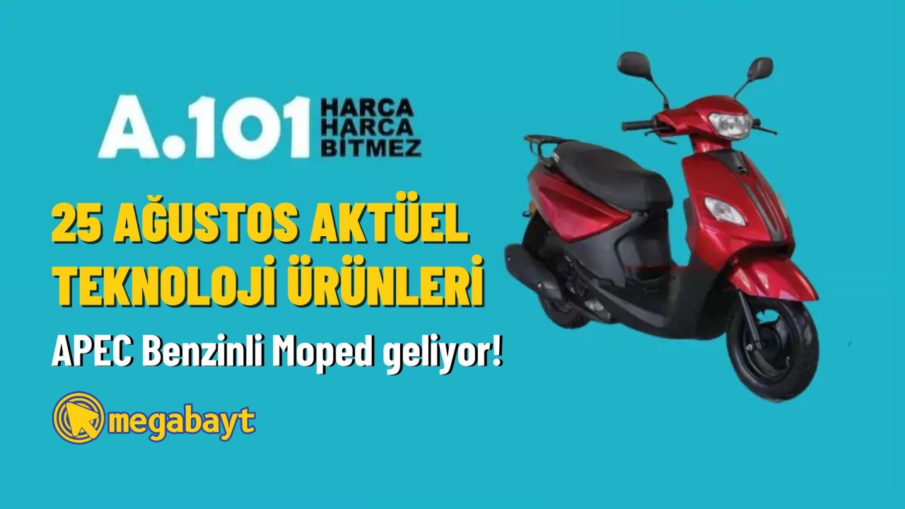 25 Ağustos'ta A101'e APEC Benzinli Moped geliyor! İşte tüm teknik özellikleri ve fiyatı