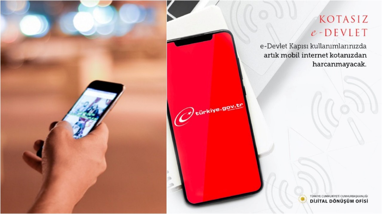 e-Devlet artık internet kotanızdan harcamayacak! Mobil operatörlerle anlaşma...