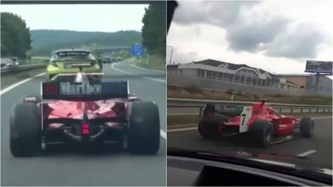 Formula aracıyla trafiğe çıktı! Polis o sürücüyü arıyor - VİDEO