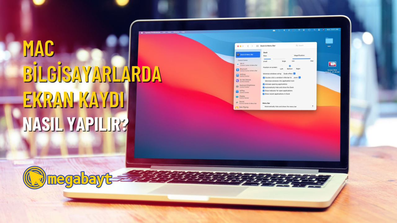 Mac bilgisayarlarda ekran kaydı nasıl yapılır? Ekran resmi araç çubuğu