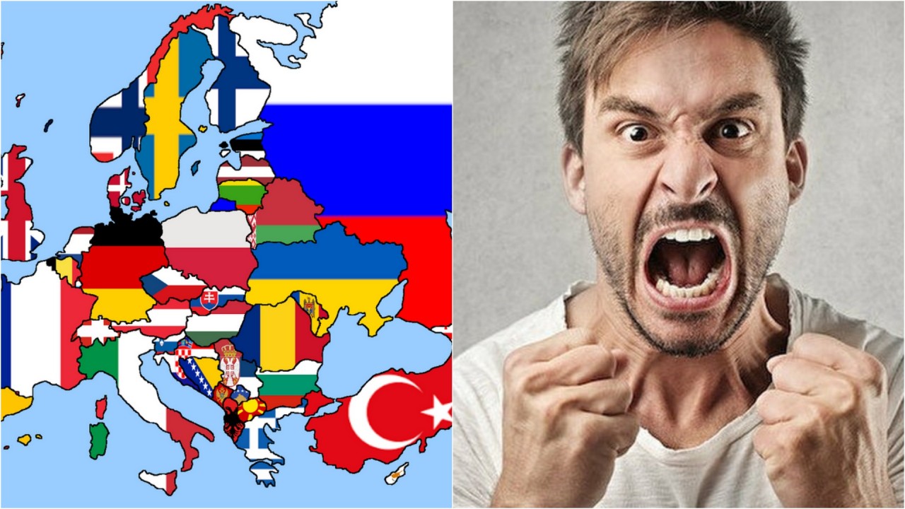 Şaşırdık mı? Avrupa'nın en sinirli ülkeleri belli oldu: Zirvede Türkiye var...