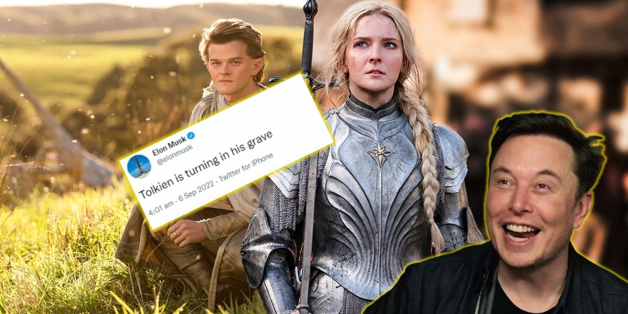 Elon Musk'tan Yüzüklerin Efendisi dizisine sert yorum: Tolkien mezarında ters döndü