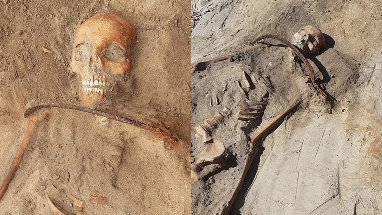 Boğazına orak yerleştirilmiş: Mezardan çıkmaması için asma kilitle kapatılan "vampir" kadın