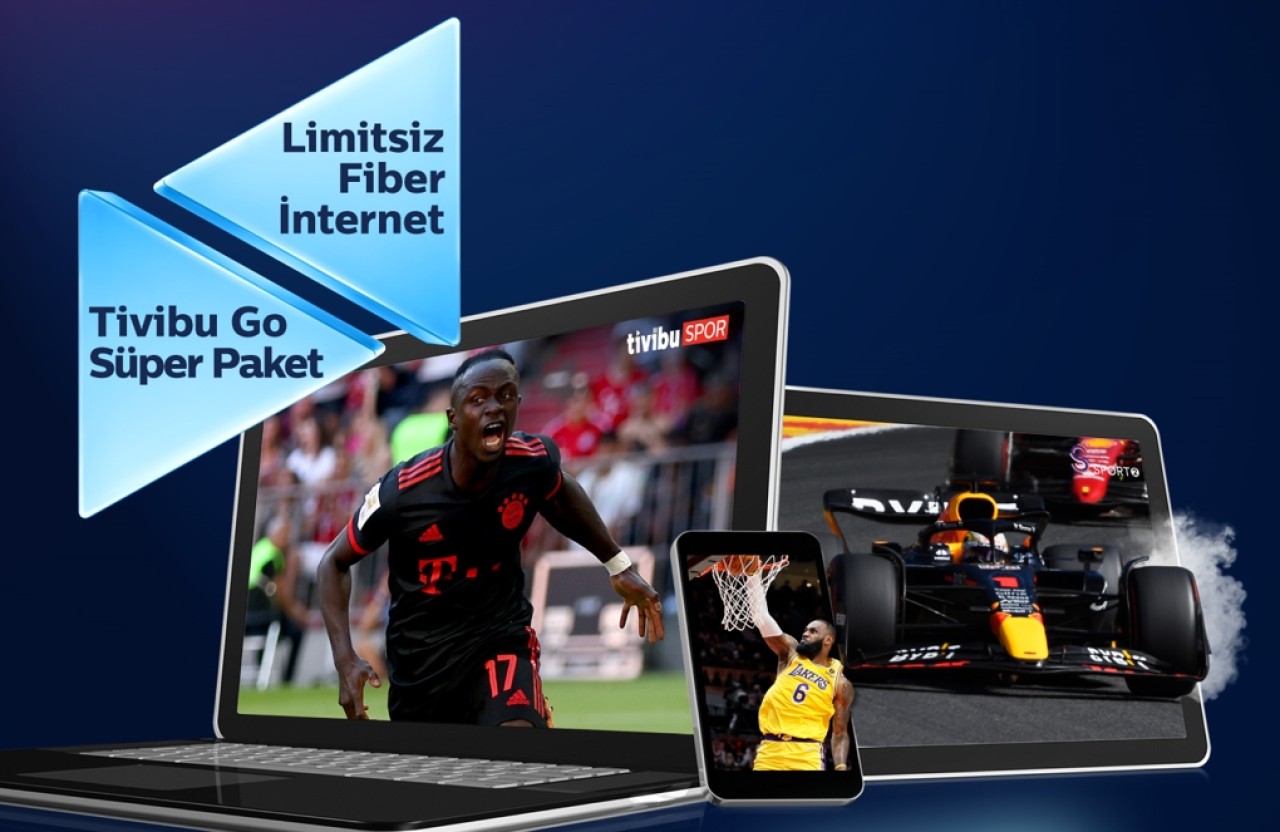 Türk Telekom’dan sporseverlere özel limitsiz fiber internet ve Tivibu Go kampanyası