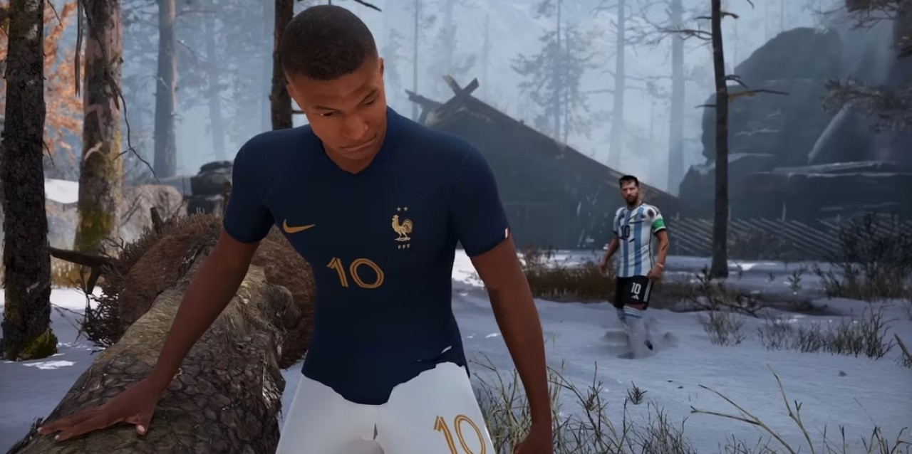 Mbappe,  Messi'den intikamını God of War modunda aldı - VİDEO