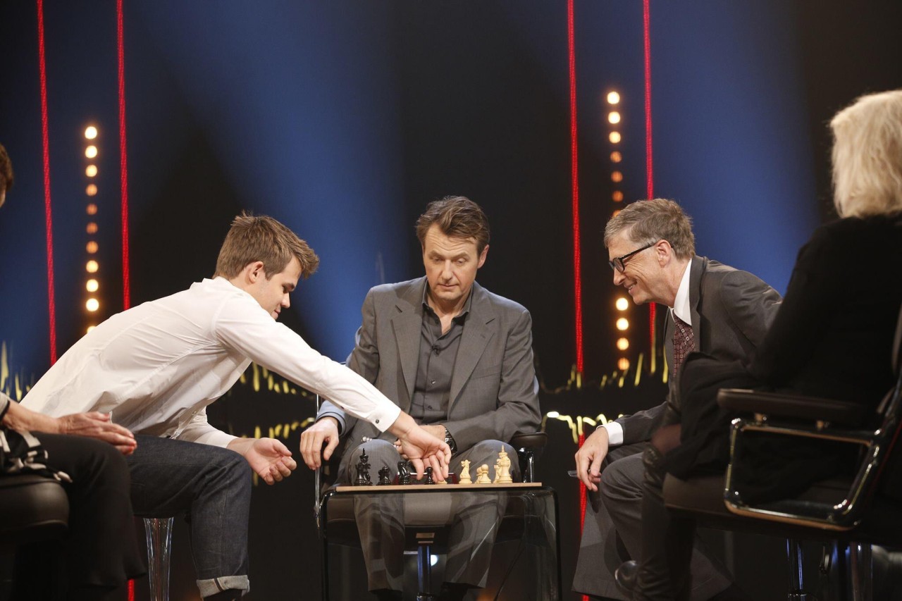 Bill Gates satranç maçını 12 saniyede kaybetti!