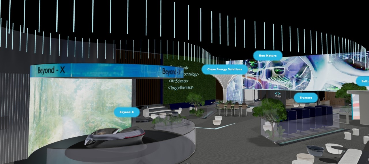 Togg'un CES 2023 fuar standını 360 derece sanal tur ile gezin!