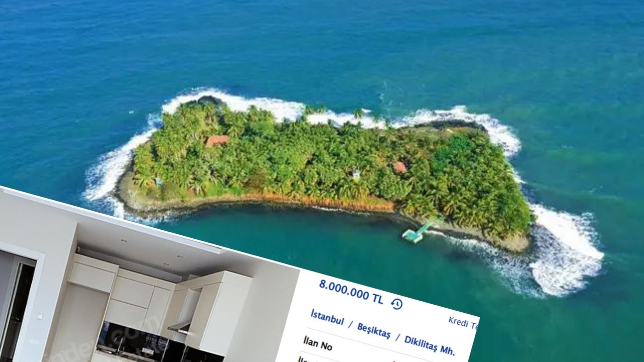 İstanbul'dan daire alacağınıza Karayiplerde kocaman adanız olsun! Hem de daha ucuz