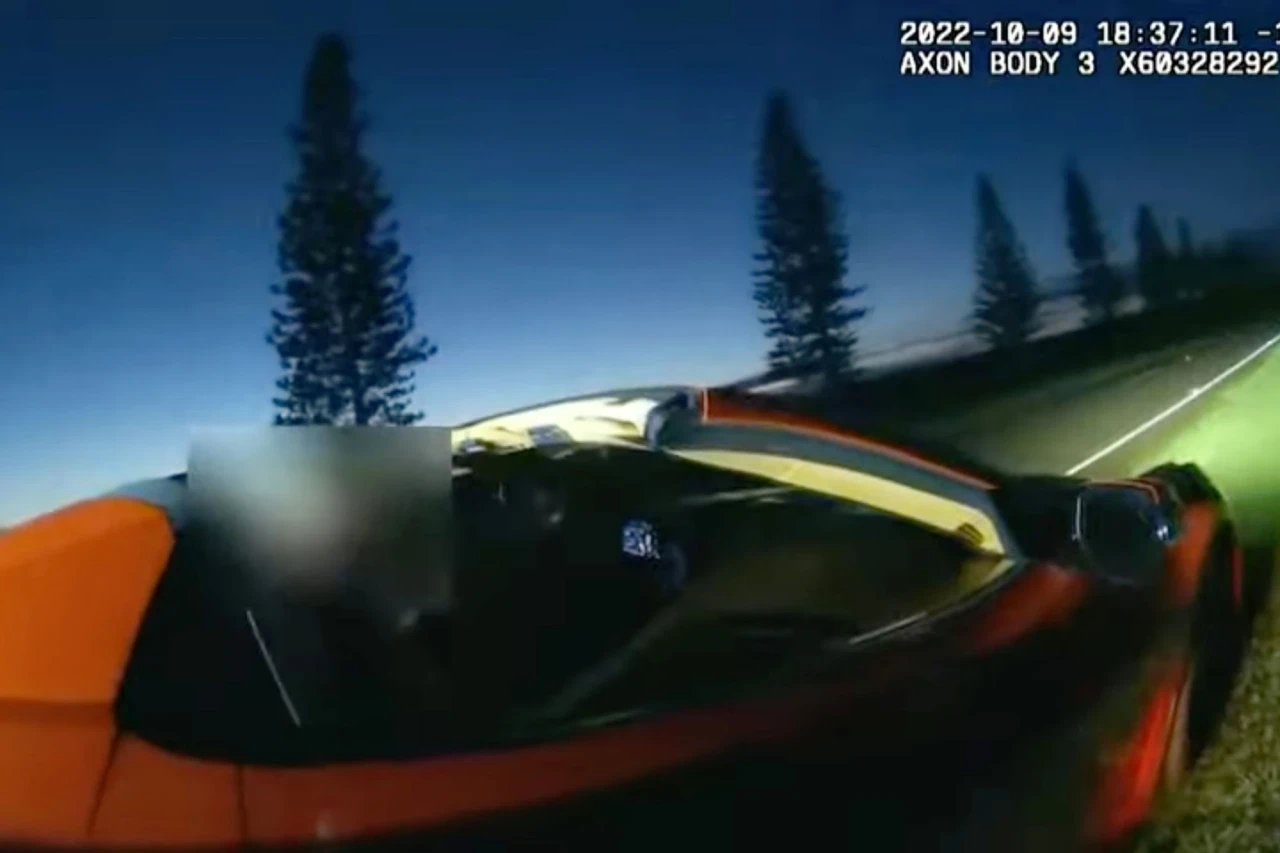 Kendi adasında arabasını süren milyarder,  polis tarafından kenara çekildi!