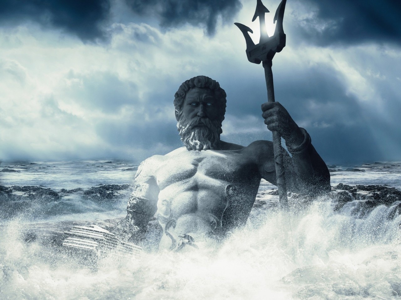 Yunanistan'ı vuran tsunami,  antik Poseidon tapınağını ortaya çıkardı!