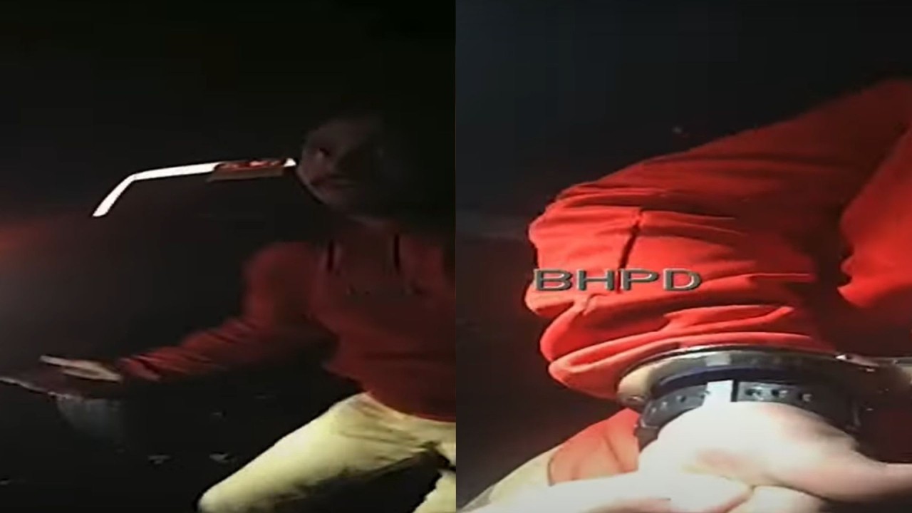 Alkol testinde takla bile attı,  ancak tutuklanmaktan kurtulamadı -VİDEO