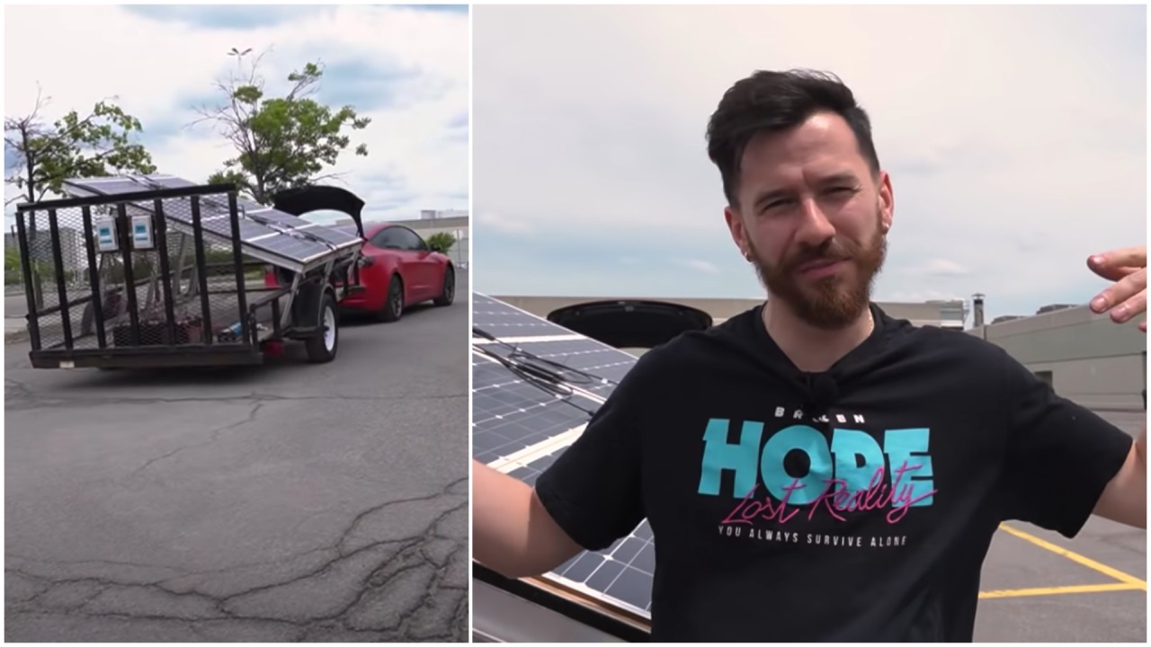 Tesla sahibinden şarj sorununa ‘dahiyane’ çözüm - VİDEO