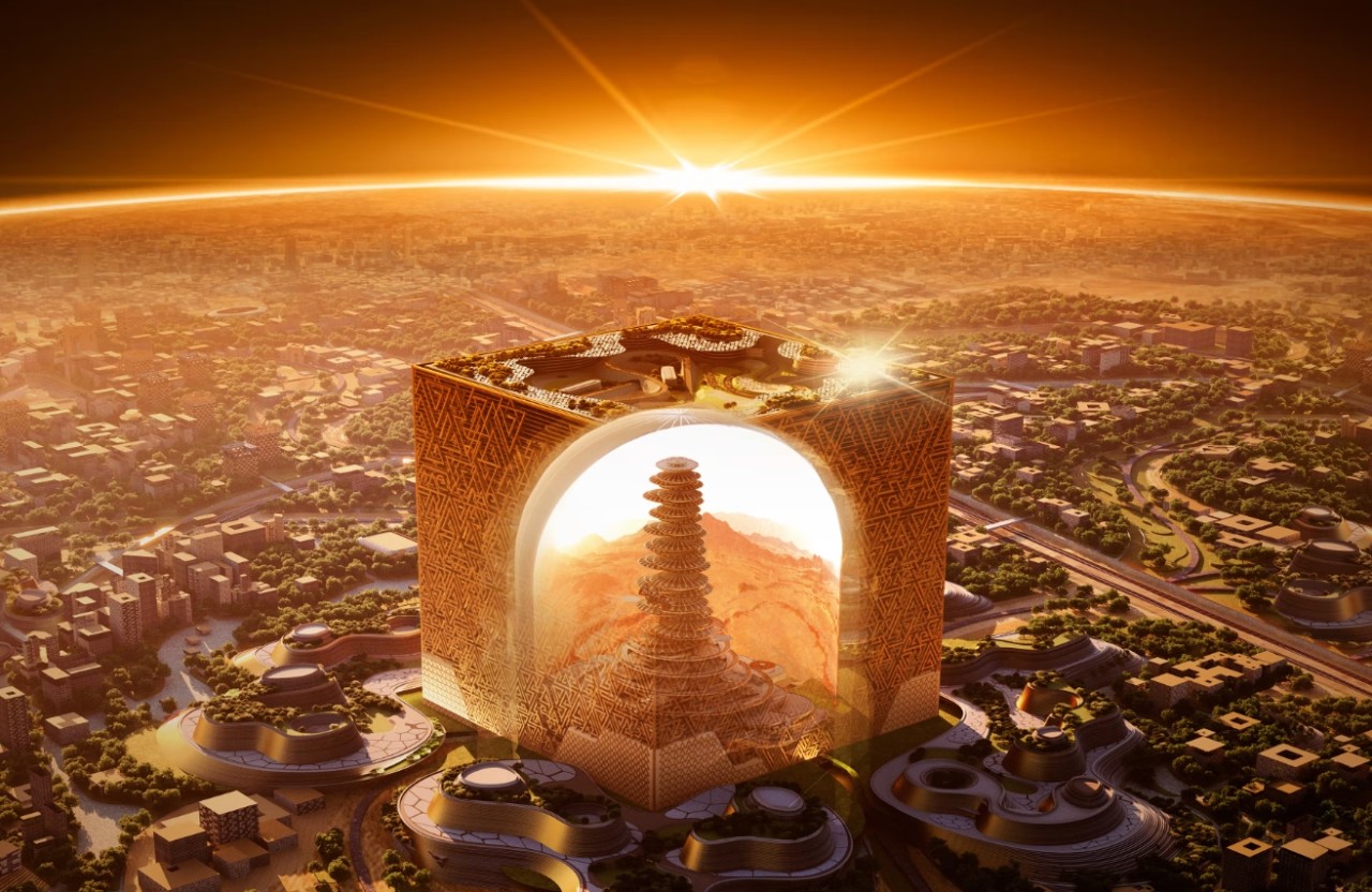 Suudi Arabistan'ın küp şeklindeki yeni çılgın projesi: Dünyanın en büyüğü olacak