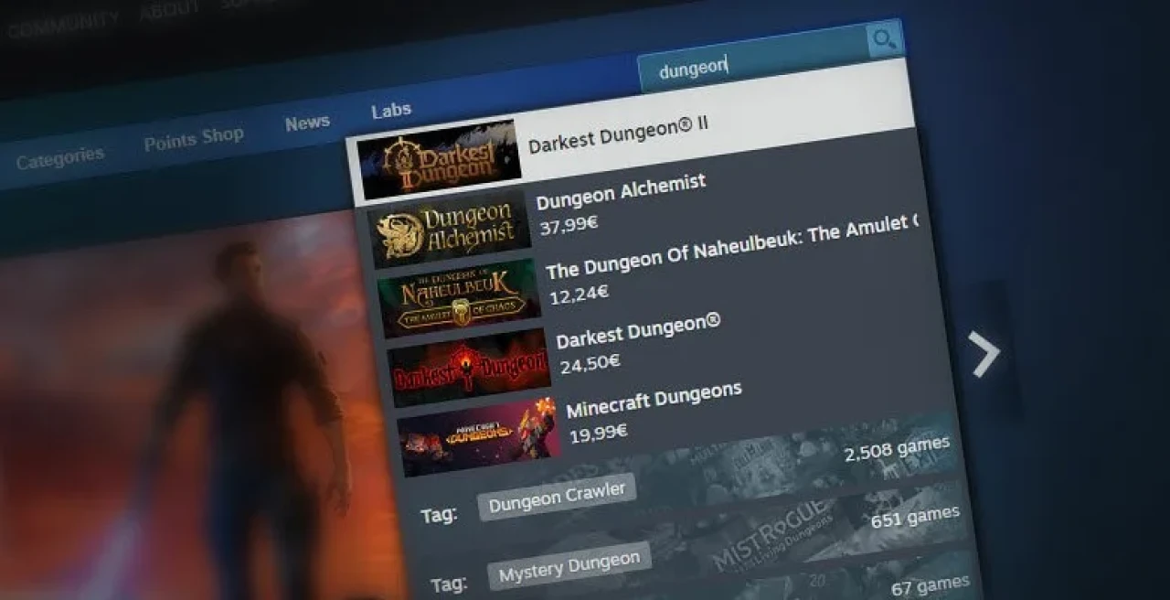Steam'de aradığınız oyunu bulmak artık daha kolay!