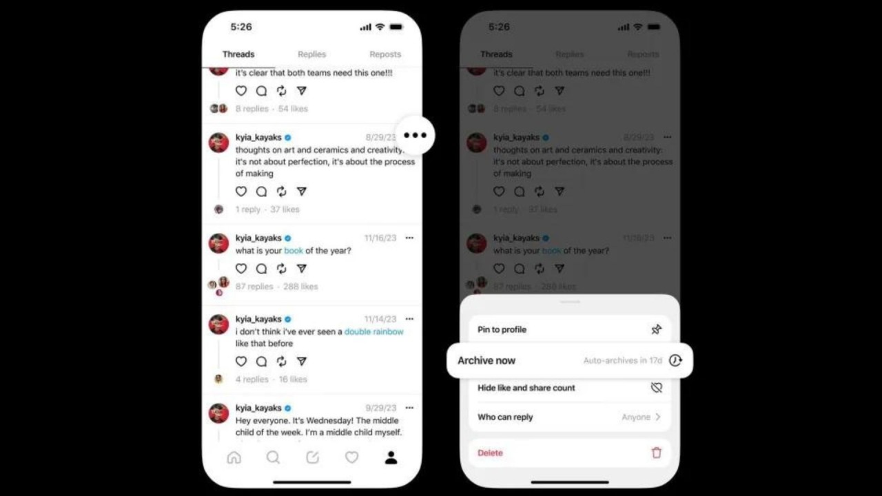 Threads'in yeni özelliği sayesinde geçmiş gönderilerinizi kontrol altına alabileceksiniz!