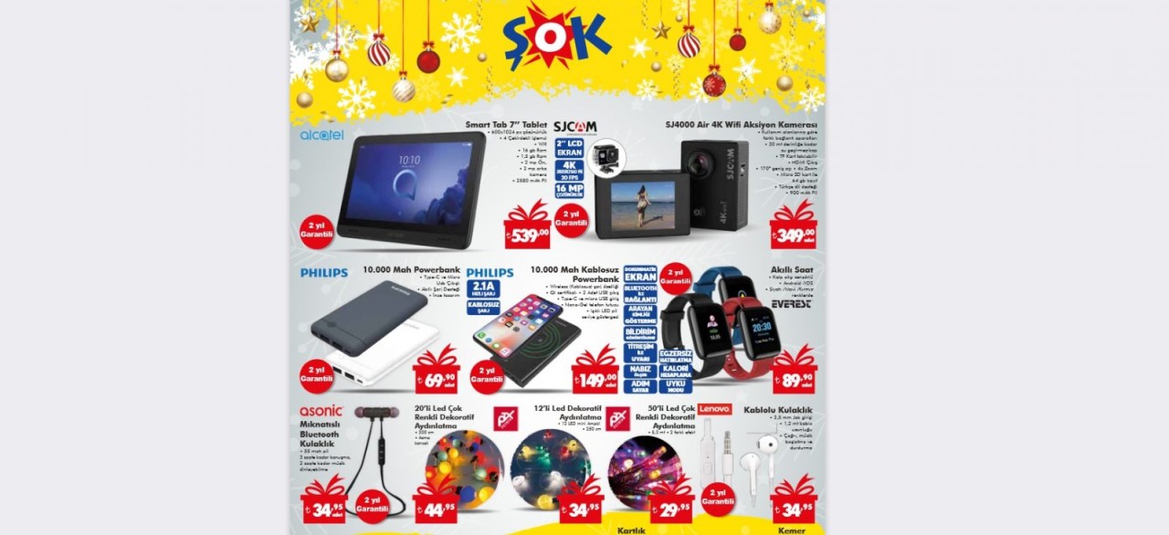 Şok'ta yılbaşına özel fırsatlar! Bugün başlıyor