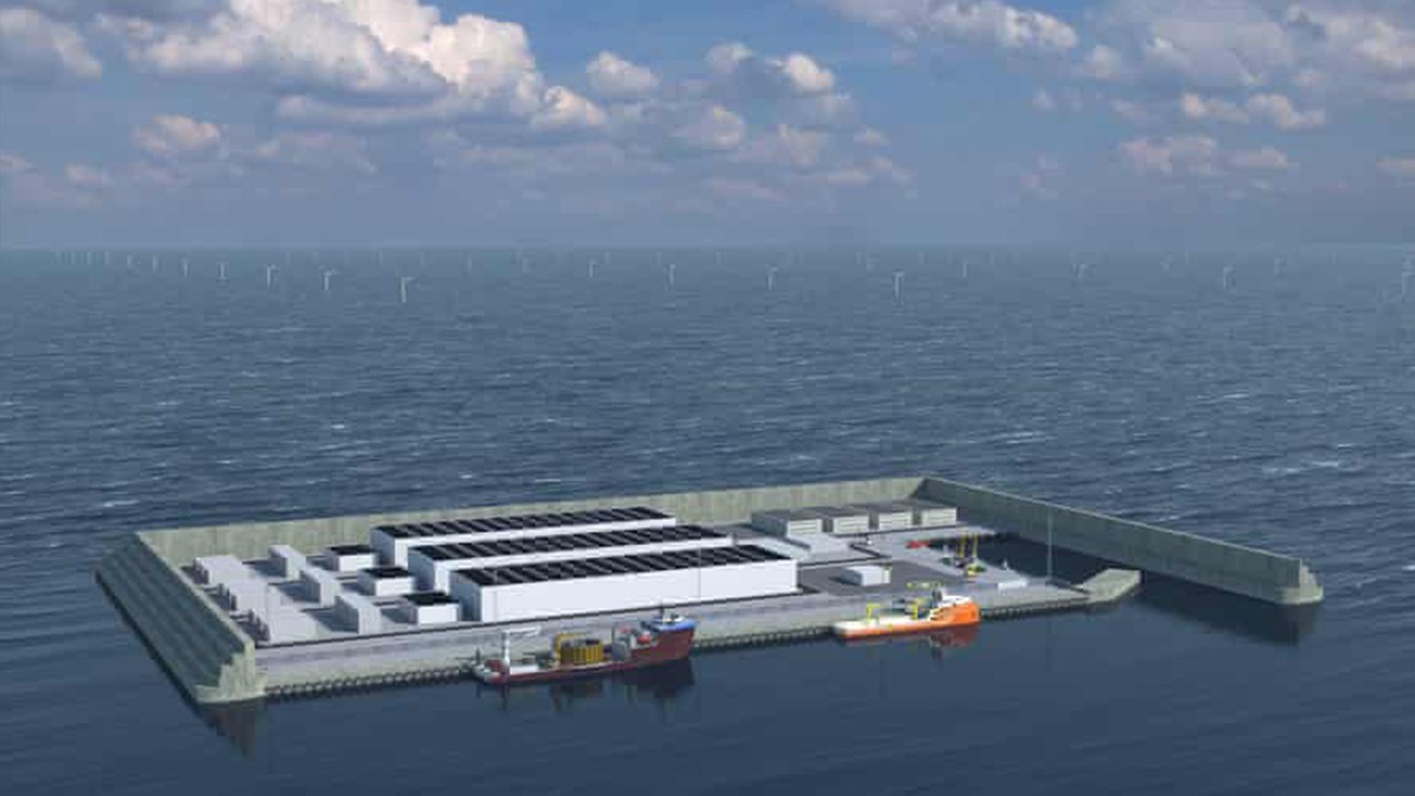 Danimarka,  Kuzey Denizi'nde enerji üreten yapay bir ada inşa edecek