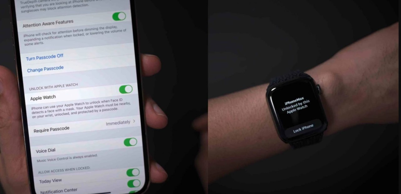 Apple,  yüz maskesi ile yüz tanıma sorununu Apple Watch aracılığıyla çözecek