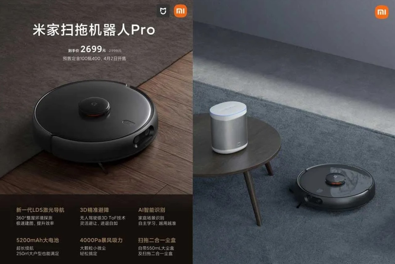 Xiaomi'nin yeni robot süpürgesi çok daha akıllı!