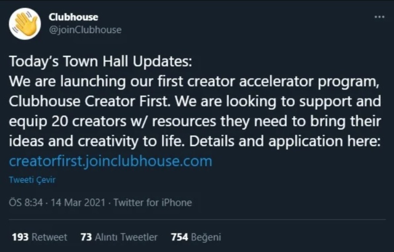 Clubhouse'dan para kazanmak isteyen var mı? Yeni özellik resmen duyuruldu!