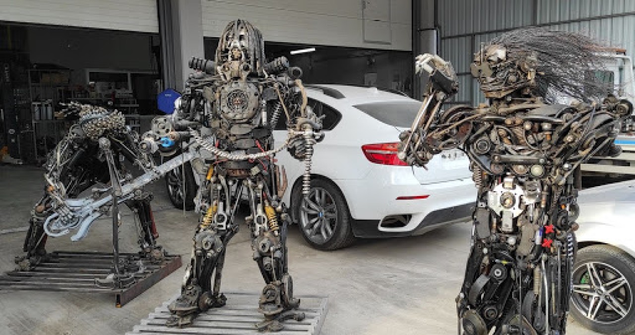 Transformers'a rakip Düzceli motor ustası!