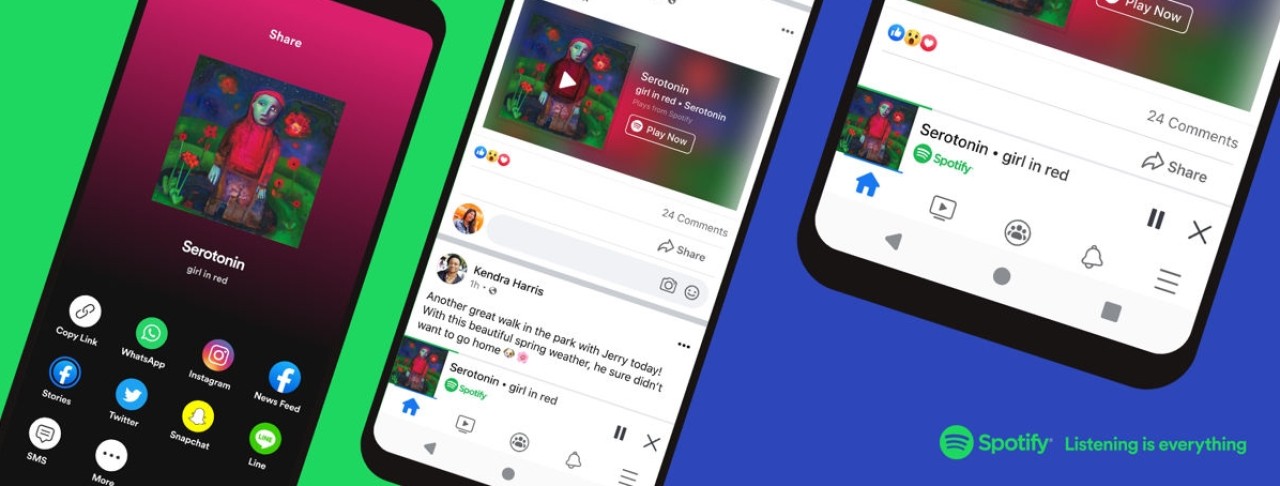 Spotify artık Facebook uygulaması ile entegre çalışacak!
