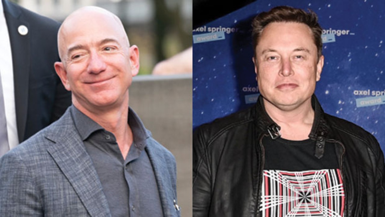 Elon Musk'tan Jeff Bezos'a argolu tweet!
