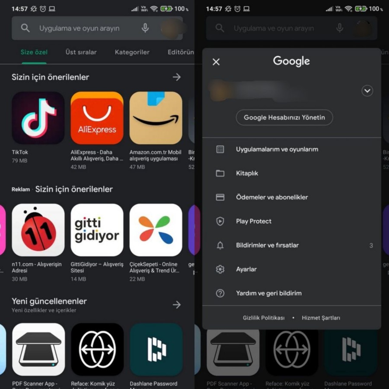 Google Play Store yenilenen tasarımıyla kullanıma sunuldu