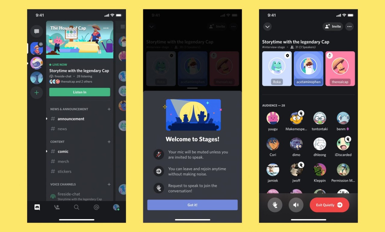 Discord'un Clubhouse kopyası özelliği kullanıma sunuldu!