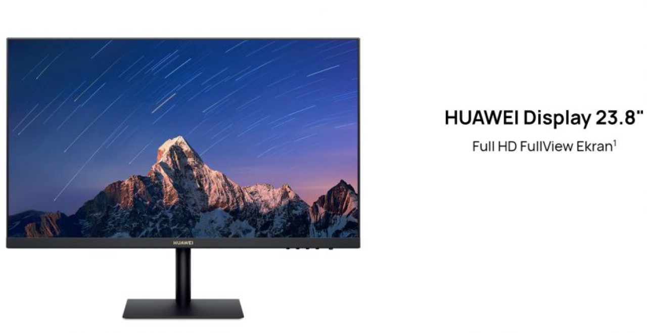 Huawei'in ilk monitörü Display 23.8'' global olarak satışa sunuluyor!