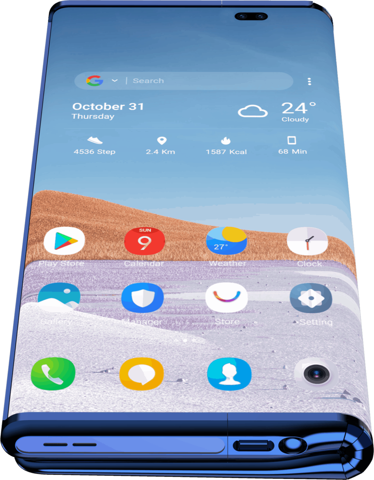 TCL,  hem katlanabilir hem genişleyebilir telefon konseptini tanıttı: Fold'n Roll