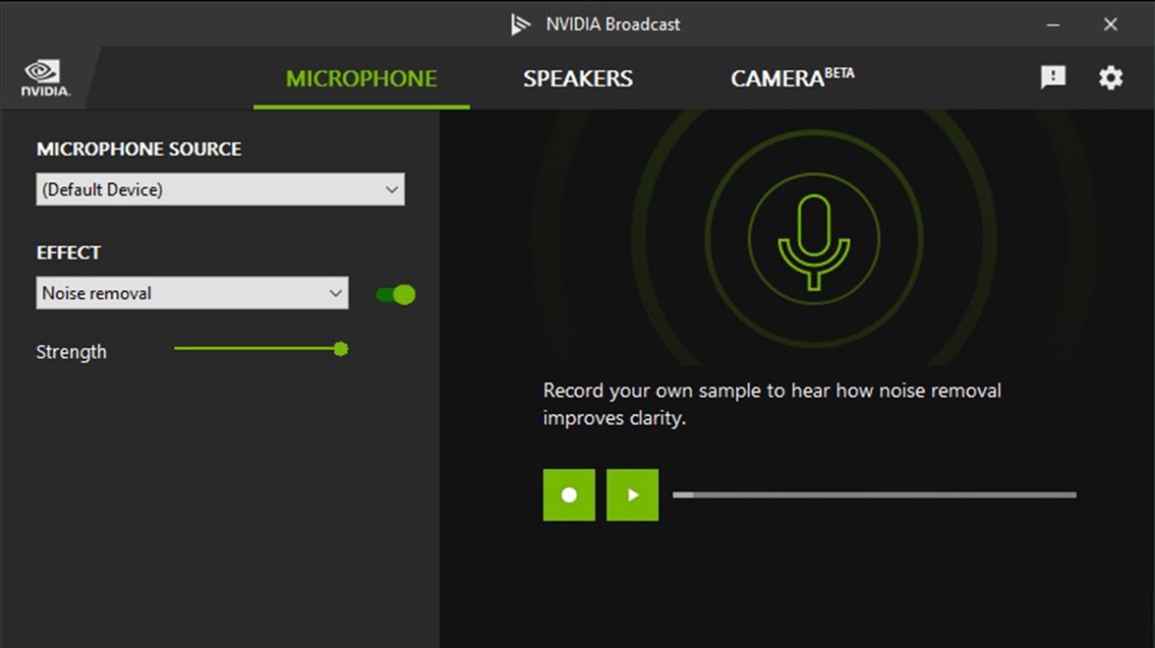 NVIDIA Broadcast uygulaması yeni özellikler ile güncellendi