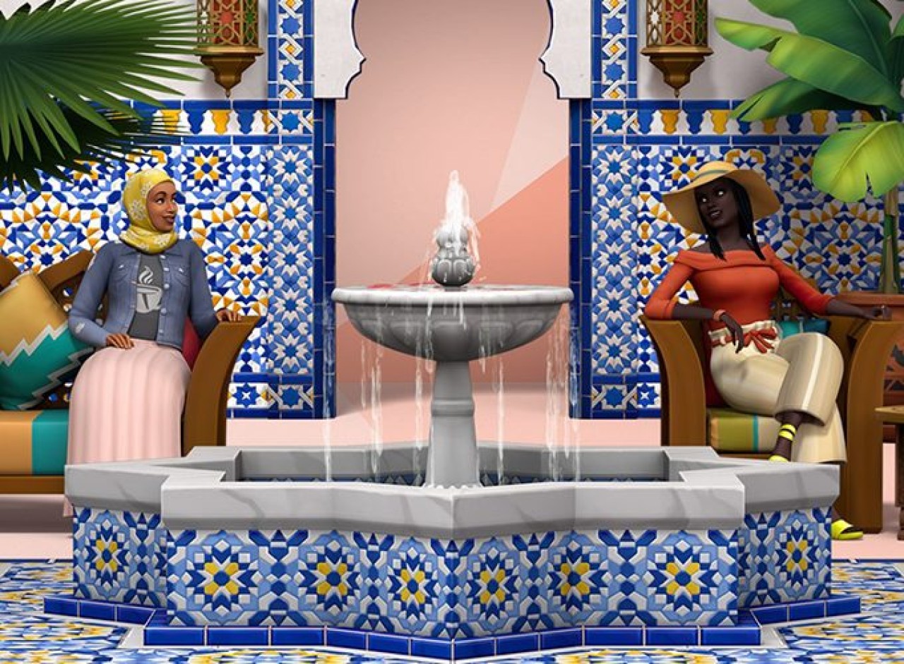 Sims 4'ün yeni eklenti paketi: Coutyard Oasis