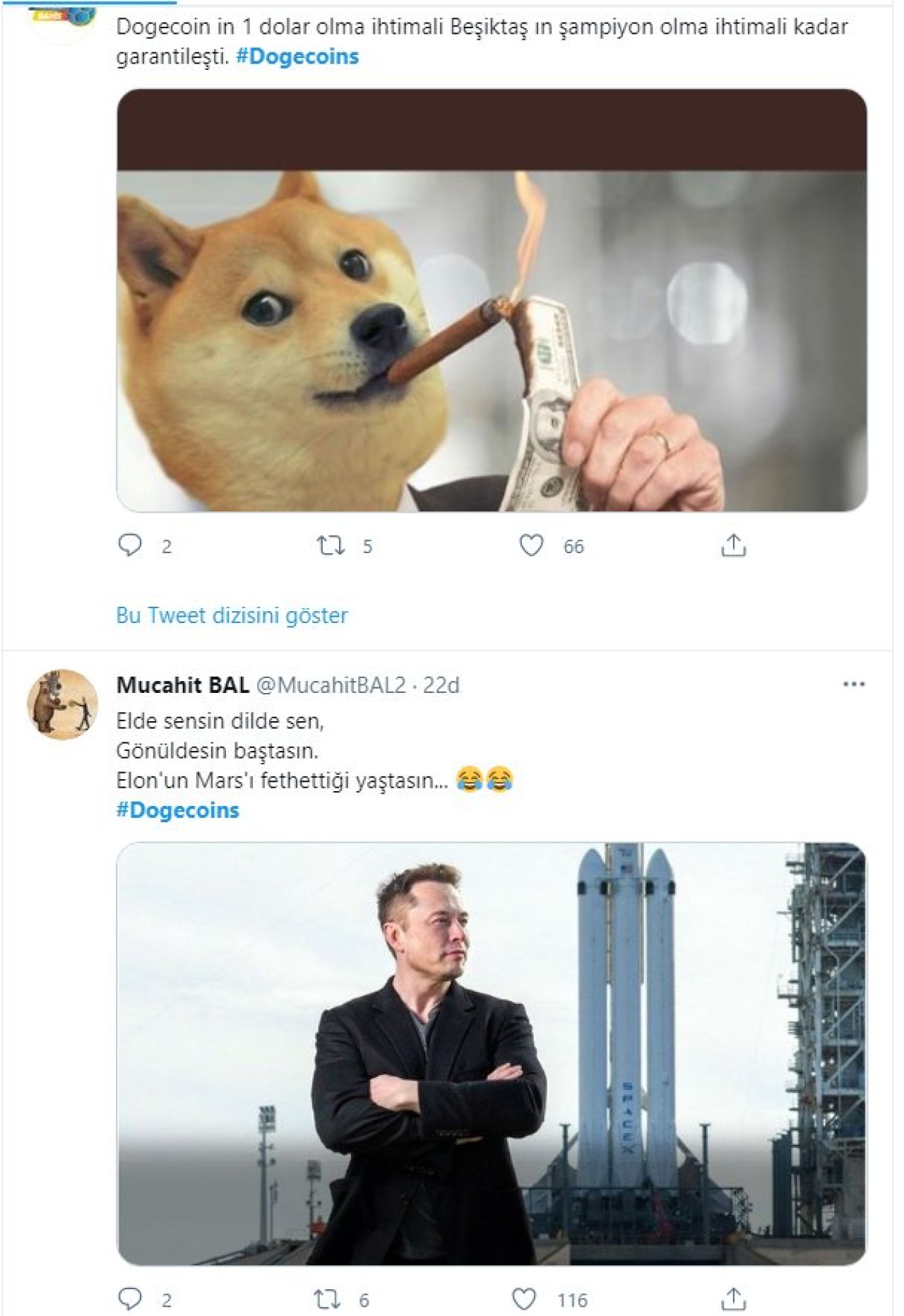 Dogecoin kendi rekorunu kırdı! Yatırımcılarını sevindirdi