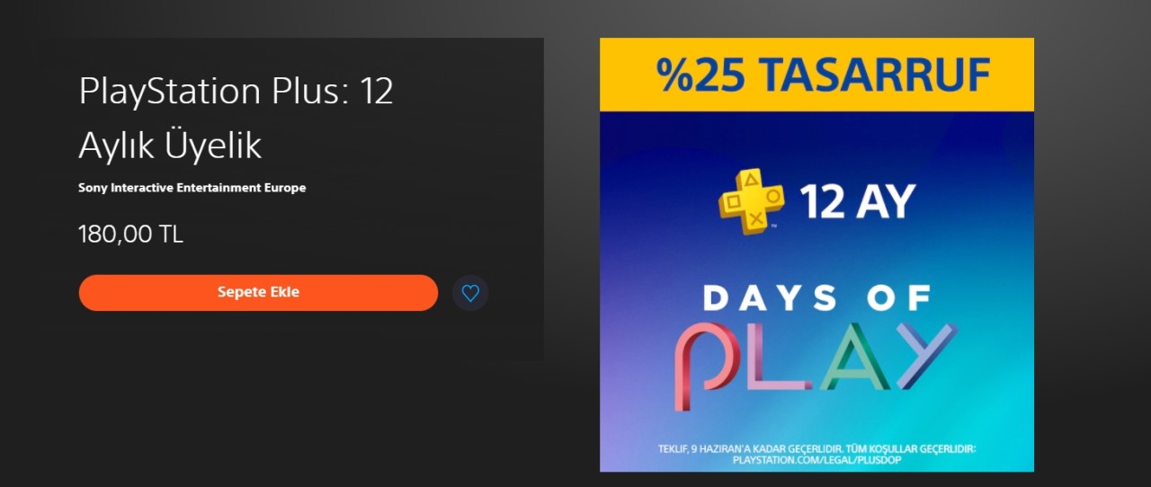 PS Plus abonelik fiyatlarında indirim başladı!