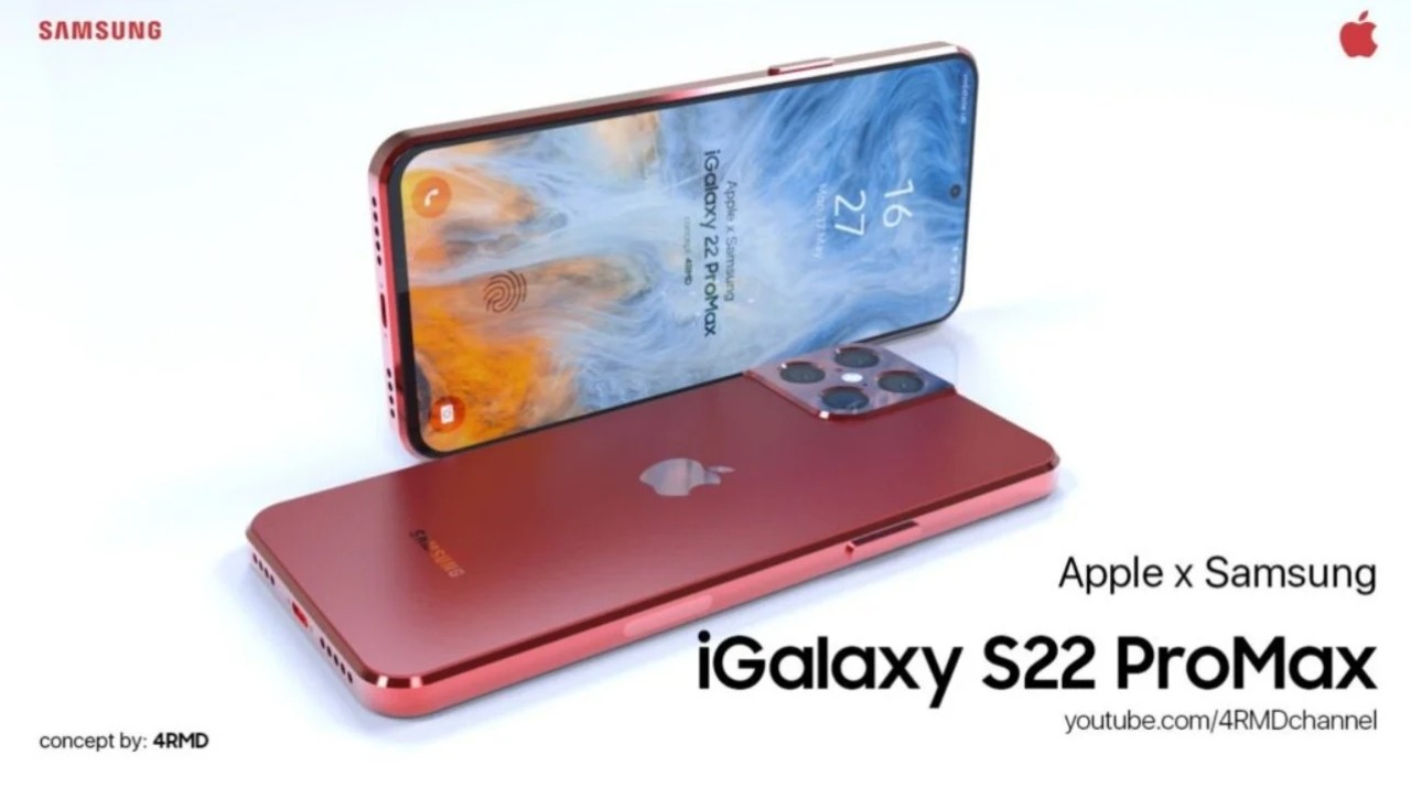 iPhone ile Samsung birleşti: iGalaxy S22 ProMax