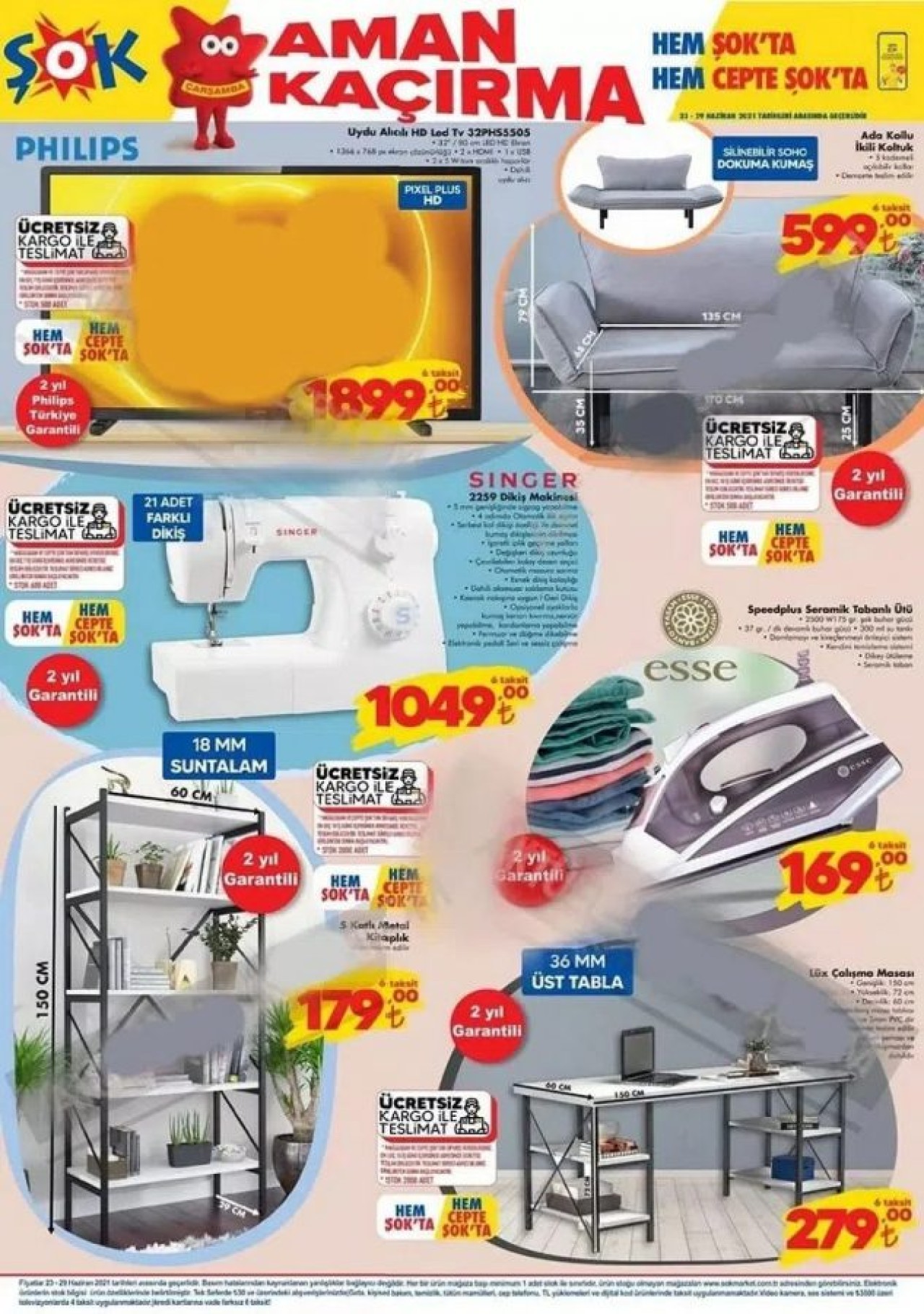 Haftaya A101 ve Şok marketlerde teknolojik ürün geçidi var