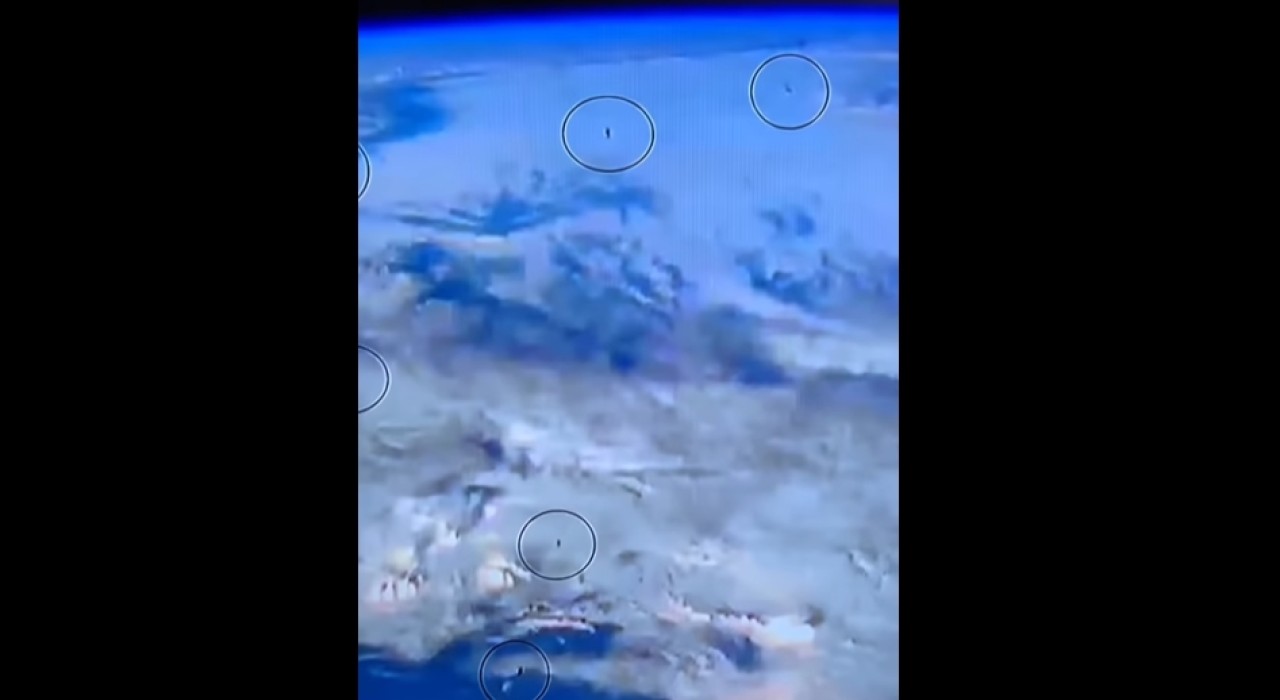Uluslararası Uzay İstasyonu'ndan çekilen UFO görüntüsü viral oldu!