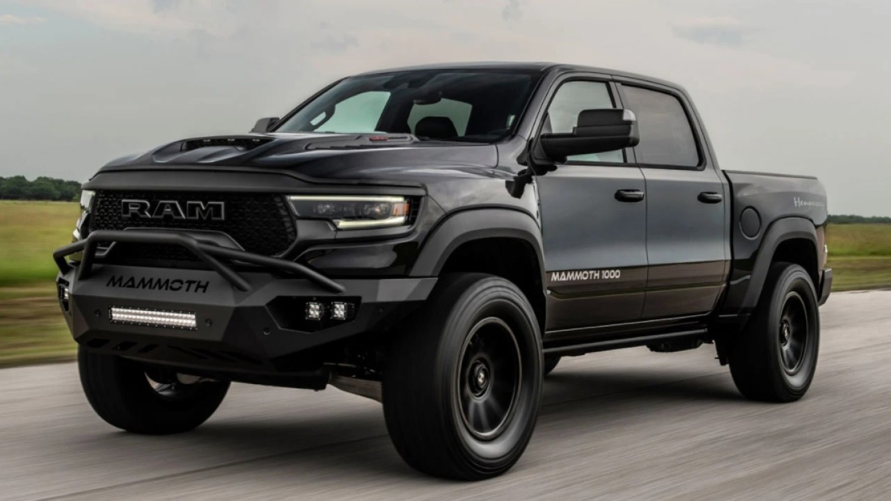 İşte 1012 beygirlik dünyanın en güçlü pikabı Hennessey Mammoth 1000 TRX!