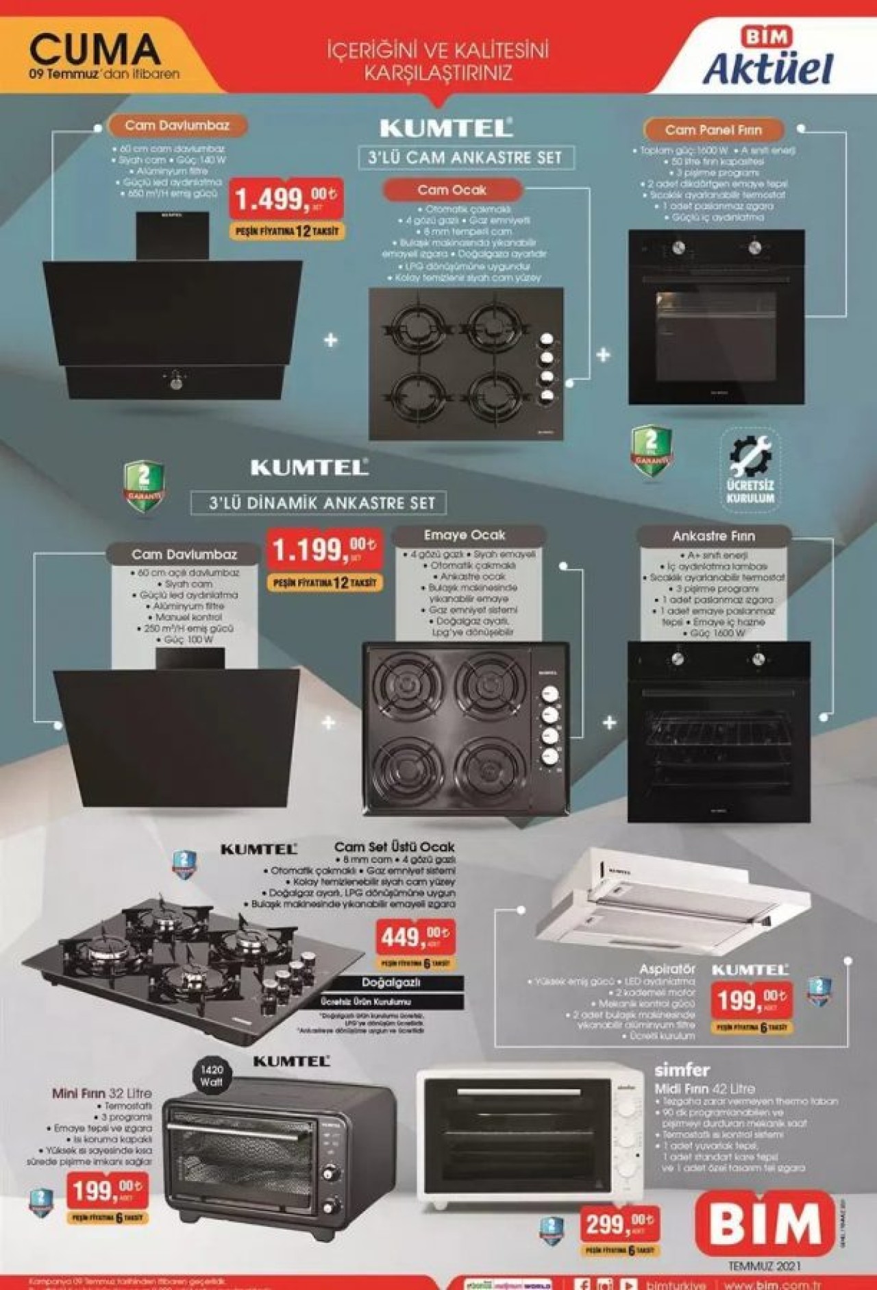 Haftaya A101 marketlere birçok teknolojik ürün geliyor