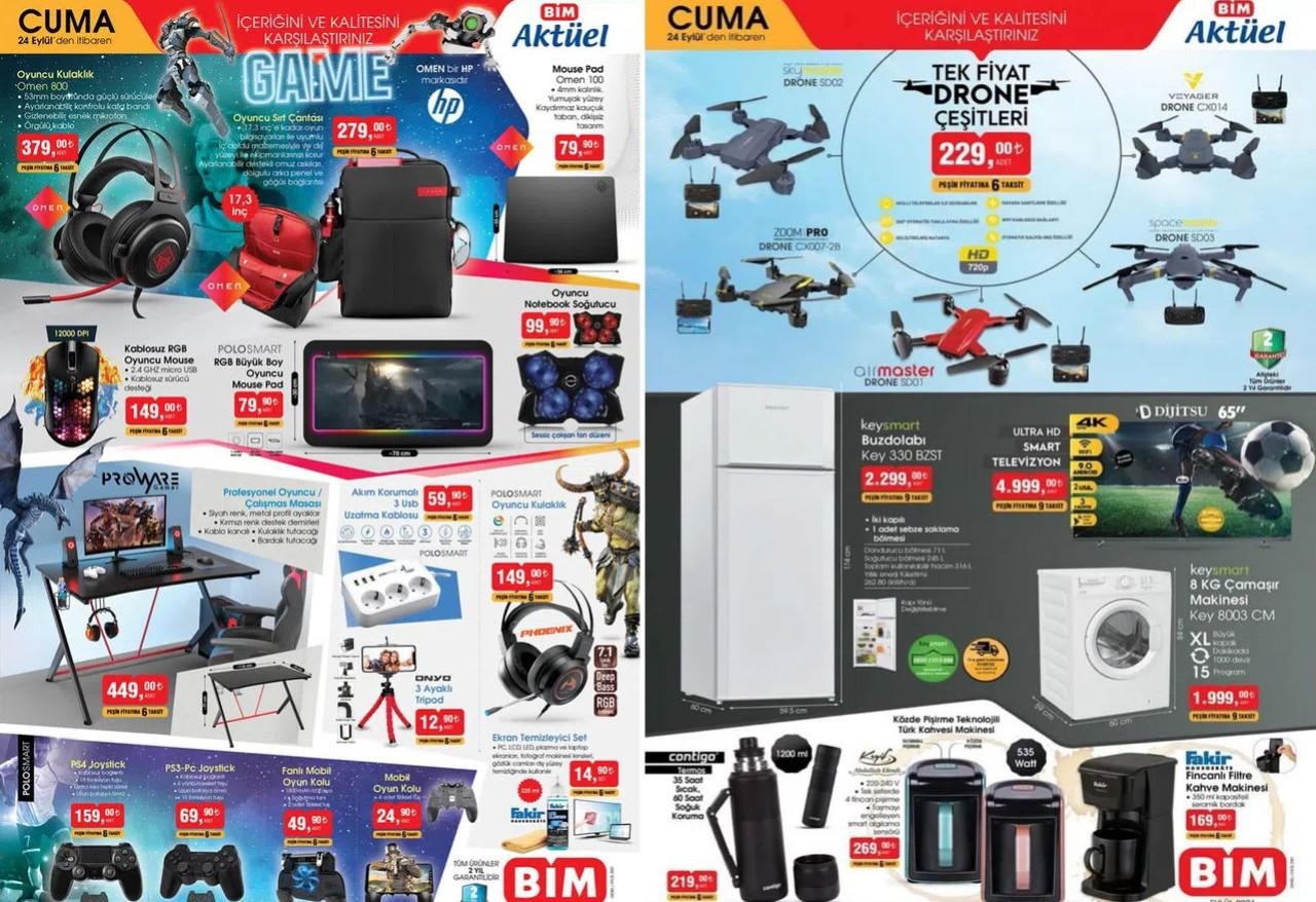 BİM'de HP Omen oyuncu ekipmanları var! 24 Eylül BİM Aktüel oyuncu ekipmanları
