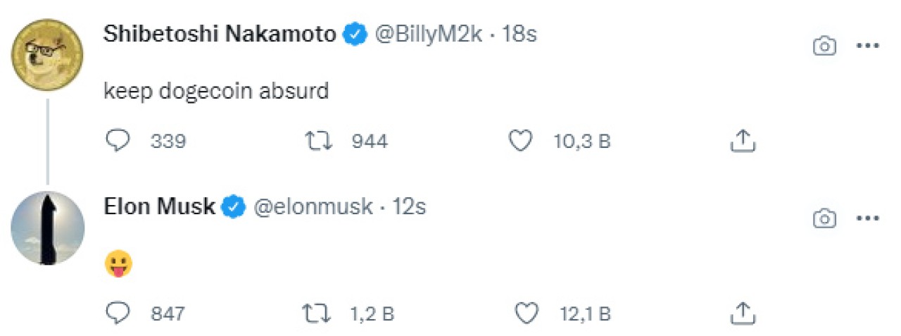 Elon Musk'ın attığı tek bir emoji sonrası Dogecoin fırladı!