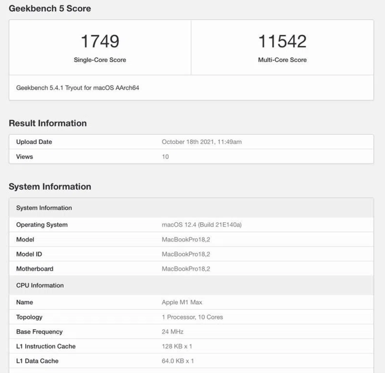 Apple M1 Max işlemcisinin performans testleri ortaya çıktı! İşte M1 Max çipinin benchmark testleri…