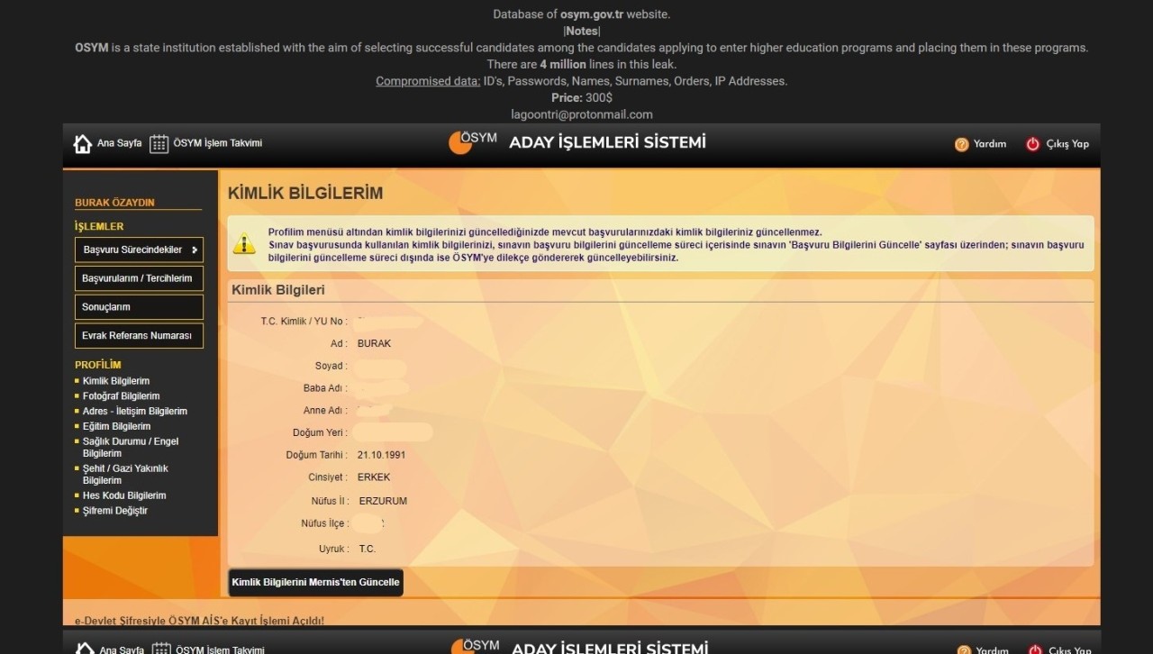 E-Nabız ve ÖSYM hacklendi mi? Veriler çalındı mı? Olay iddia!