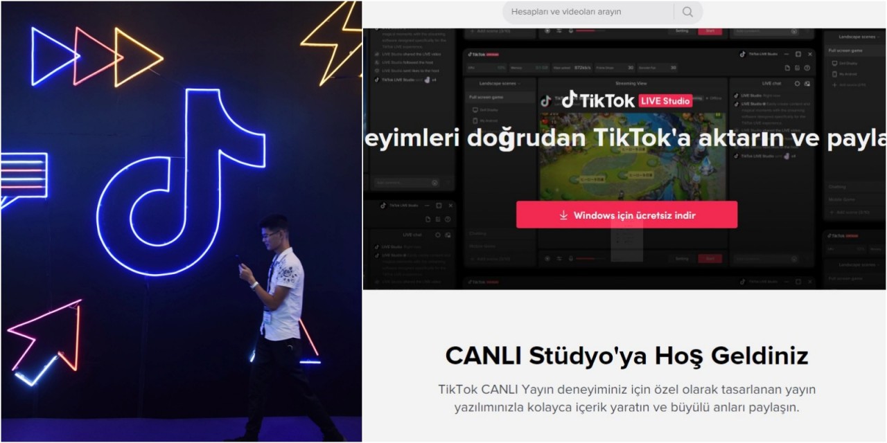 TikTok,  Twitch'e rakip oluyor: TikTok Live Studio
