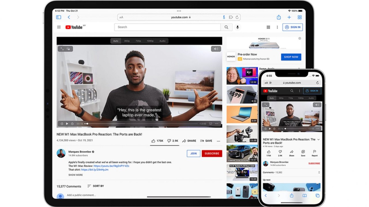 iPhone'da arkaplanda YouTube videolarını oynatma! Safari'de YouTube'u arka planda çalıştırma