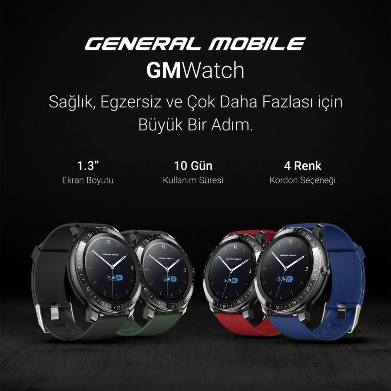 General Mobile GM Watch fiyatı ve özellikleri belli oldu! İşte tüm detaylar...
