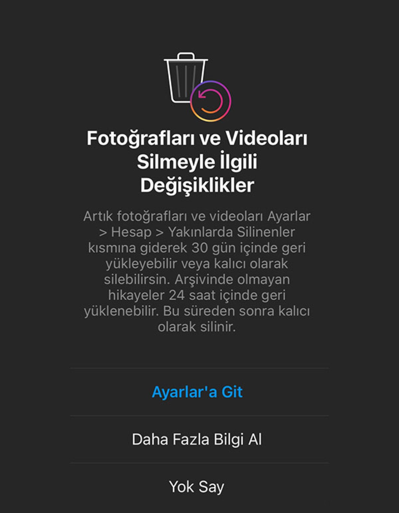 Instagram'da silinen fotoğrafları geri yükleme nasıl yapılır? Yakınlarda Silinenler özelliği nedir? Instagram silinenleri kurtarma